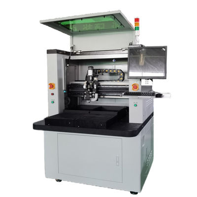 White PCB Router Machine 60000RPM Spindle Speed For Milling Joints FR4/CEM/MCPCB Boards